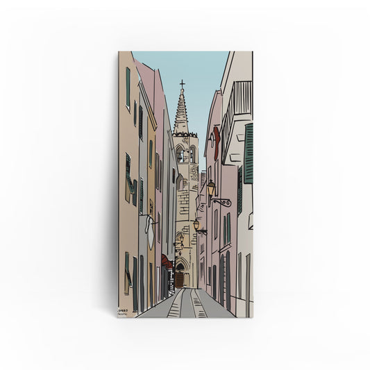 Quadro "Le strade di Alghero"