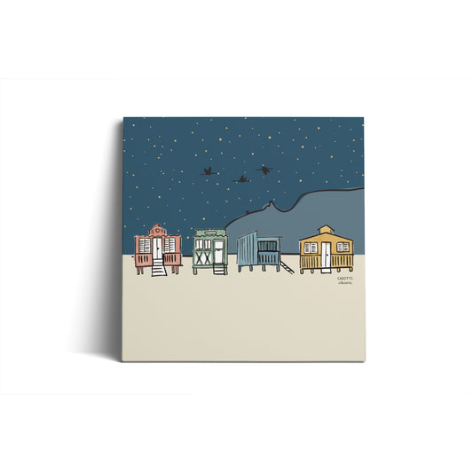 Quadro "Casotti del Poetto"