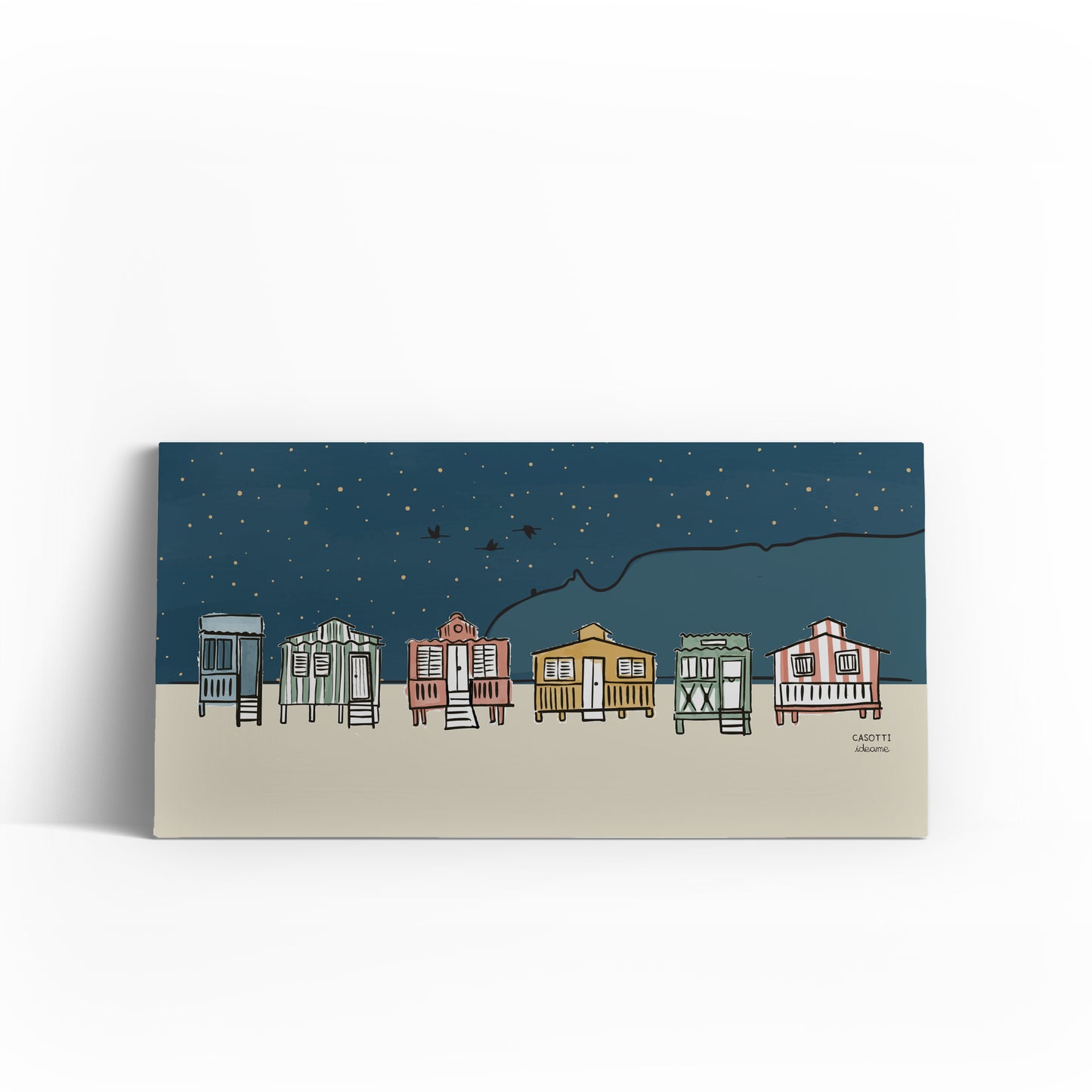 Quadro "Casotti del Poetto"