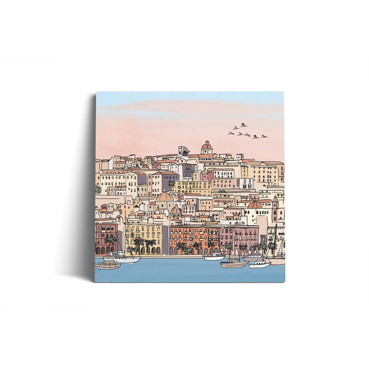 Quadro "la Città dal Porto"