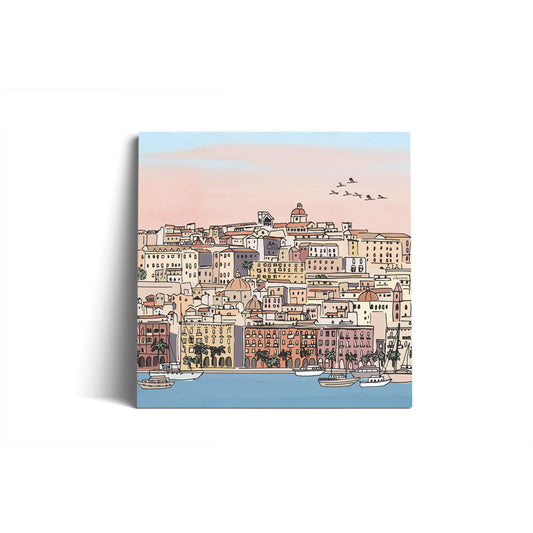 Quadro "la Città dal Porto"