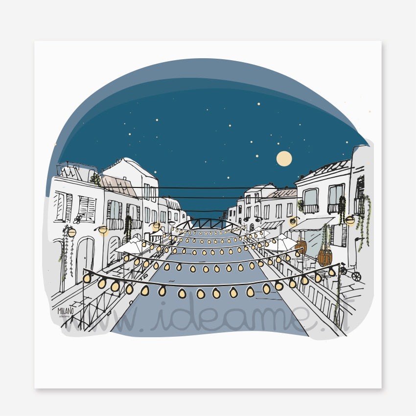 Quadro MILANO NAVIGLI - FINE SERIE