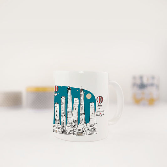 Tazza Bologna Mongolfiere e Stelle