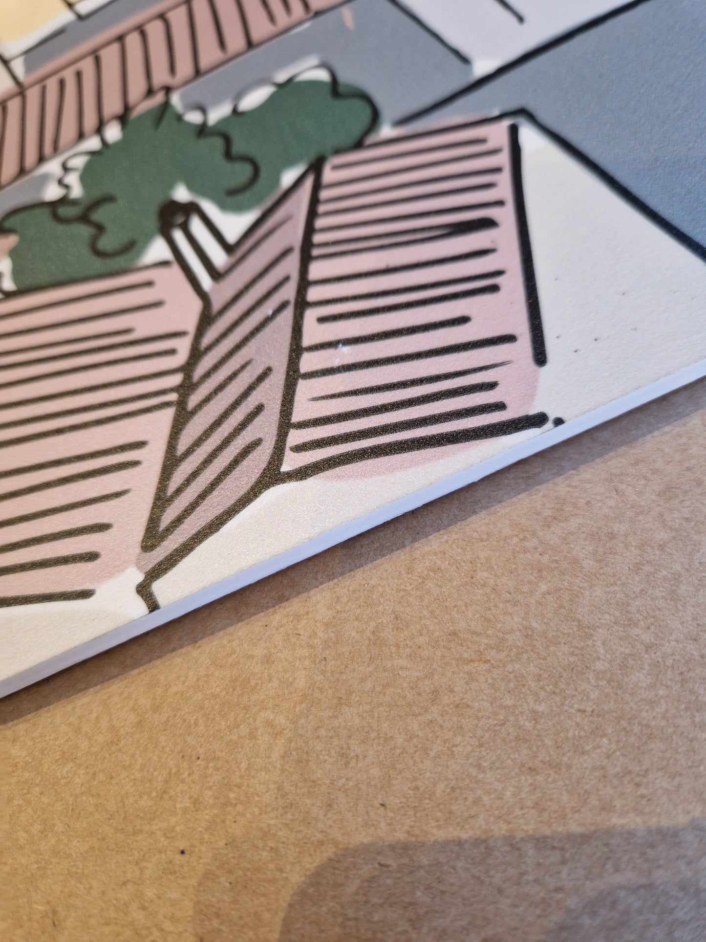 stampa città in volo OUTLET 60x80cm