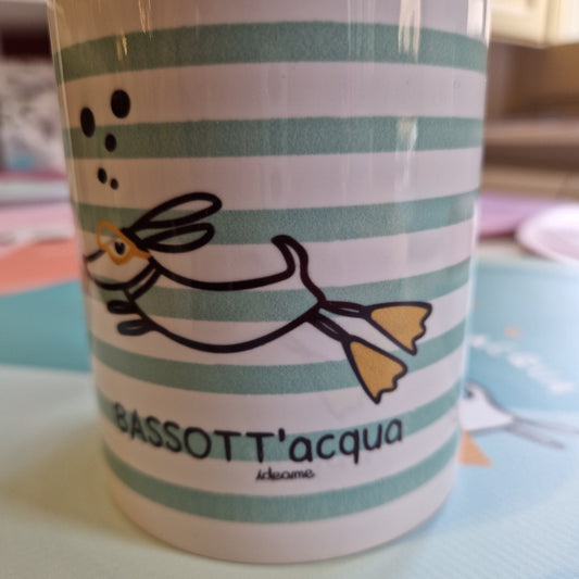 tazza bassotto righe outlet