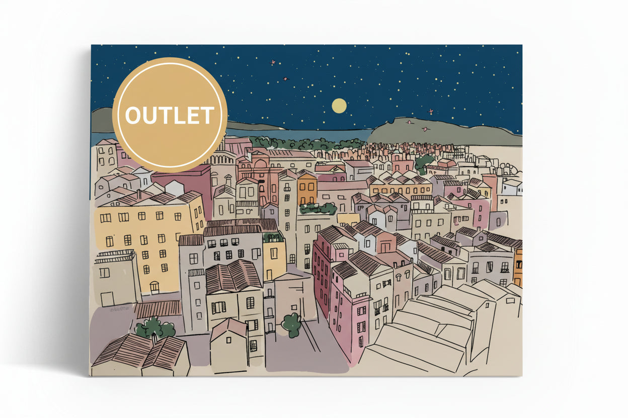 stampa città in volo OUTLET 60x80cm