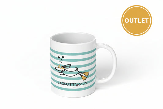 tazza bassotto righe outlet